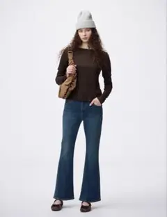 スリムフレアジーンズ(丈標準74.0～78.0cm) S