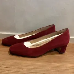美品 PELLICO SUNNY ペリーコサニー スエードパンプス 赤のサムネイル