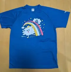 Mizuno ミズノ 半袖 Tシャツ ブルー XLサイズ　大阪マラソン