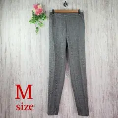 【ジーユー】テーパードパンツ チェック カジュアル シンプル フェミニン 美脚