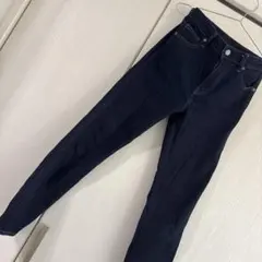UNIQLO スリムストレートデニム 23サイズ ダークブルー