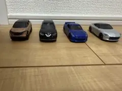 トミカ 日産車 4台セット　アリア　エクストレイル　GT-R フェアレディZのサムネイル