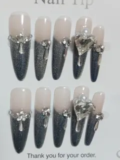 A7グラデーションネイルチップ 10個セットSサイズ