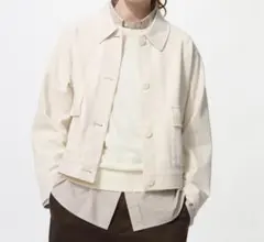 UNIQLO ジャージーリラックスジャケット ナチュラル XXL