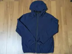 お値下しました☆ユニクロネイビー フード付きナイロンジャケット160cmサイズ