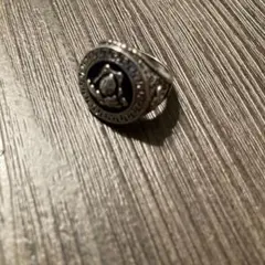 け*ん様 【1863】新品 クラウンモチーフ ブラックストーン リング 指輪 