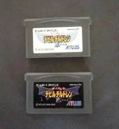 【GBA】真・女神転生 デビルチルドレン 光の書・闇の書 ソフトのみ2本セット