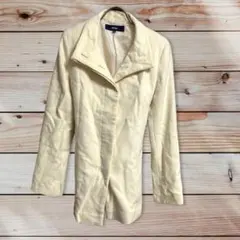 OZOC トレンチコート ジャケット アウター ホワイト サイズ38