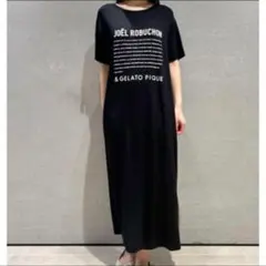 ジェラートピケ　ジョエルロブション　レーヨンロゴワンピース
