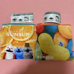 新品未使用　パペットスンスン　スクエアポーチA.B 2個セット