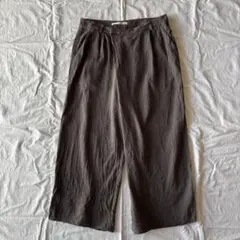 evameva コットンリネン ラップパンツ