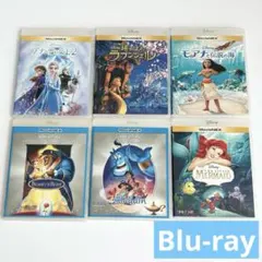 【未使用】ディズニー　プリンセス・6セット(正規ケース+Blu-rayのみ)❗ 未使用】ディズニー プリンセス・6セット(正規ケース+Blu-rayのみ
