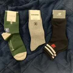 MACKINTOSH CONVERSE NEW BALANCE ソックスセット