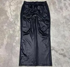 希少　00s adidas トラックパンツ　黒　刺繍