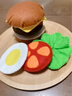 フェルト　おままごと　ハンバーガーセット♡