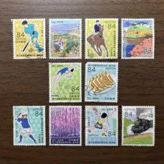 ぽんすけ様 専用　日本の古切手　国民体育大会 第77回栃木県大会　10枚　他