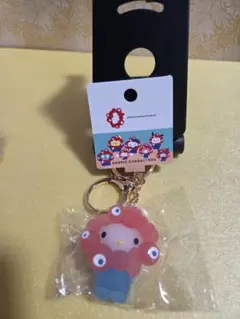 大阪万博 サンリオ ミャクミャク クリアキーホルダー ハローキティ