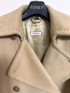 美品 マックスマーラ Max&co 上品 高級 バージンウール ロングコート