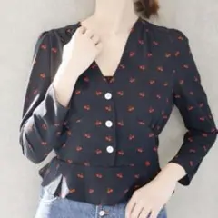 美品 Rouje paris チェリー ブラウス IENAお取り扱い - メルカリ