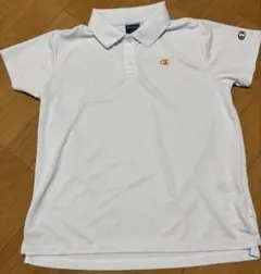 Champion ホワイト ポロシャツ Mサイズ 半袖