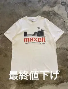 ヴィンテージ maxell Travis Scott 着用 Tシャツ 90年物 - メルカリ