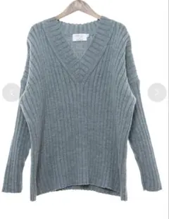 Kerry Woolen Mills ケリーウーレン　ウール100%リブ編み34