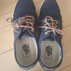 【26.0cm 】VANS ローカットスニーカー　軽量　ネイビー
