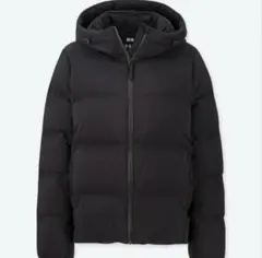 UNIQLO シームレスダウンパーカー ブラック 黒 L