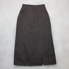 ロペピクニック ダーク ブラウン ロング タイト スカート スリット