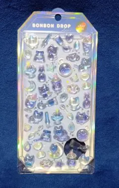 正規品　よるねこボンボン　シャーベット　ボンボンドロップシール