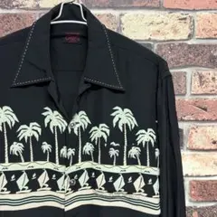 フラットヘッド RJB パームツリー 長袖シャツ アロハのサムネイル