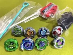 ベイブレード 【BEYBRADEＸ】中古セット　初心者歓迎　ランチャー付　レアC