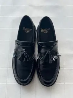 美品Dr. Martin ブラック タッセルローファー