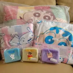 クレヨンしんちゃん クッション ブランケット セット