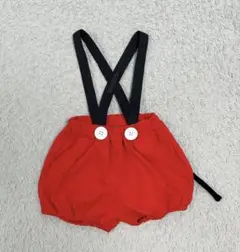 ミッキーマウス サスペンダー パンツ 80cm
