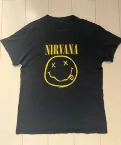 NIRVANA スマイル　Tシャツ　DELTA ブラック　M ニルヴァーナ NIRVANA スマイル Tシャツ DELTA ブラック M ニルヴァーナ - メルカリ