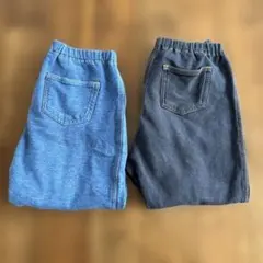 ユニクロ　キッズ用スリムフィットパンツ 2色セット