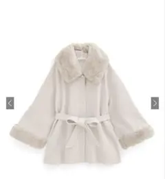 【GRL】ファー付きコート(k9335f)