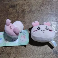 ちいかわ ねそべりぬいぐるみ ピンク 約10cm　古本屋