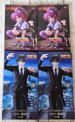 ハンターハンター クロロ 鎮魂歌 ぬーどるストッパーフィギュア マチ 4体セット