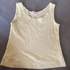 mezzo piano ノースリーブタンクトップ 120 ライトイエロー