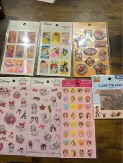 ディズニー　セリアのシールセット