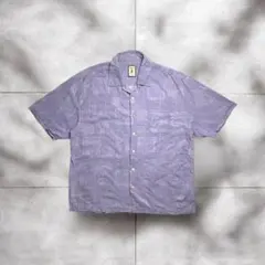 JAMAICA JAXX アロハシャツ　XL silk100 総柄　ジャガード織