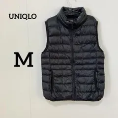 【UNIQLO】ウルトラライトダウンベスト ブラック 軽量 防寒 Mサイズ