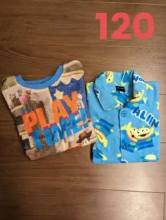 トイストーリーパジャマ2着セット　　120