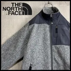 レア★THE NORTH FACE 切り替えフリースジャケット グレー・ネイビー