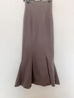 SNIDEL ハイウエストヘムフレアスカート マーメイドスカート