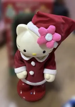 激レア！平成レトロ！ サンタクロース キティちゃん 貯金箱 置物