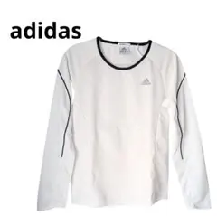 美品✨adidas ClimaCool テック デザイン 長袖シャツ ランニング