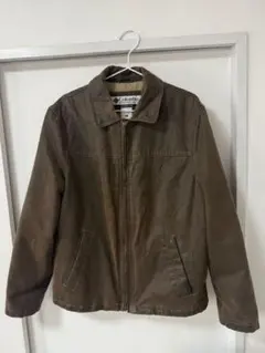 Columbia ブラウン レザージャケット　レザーブルゾンのサムネイル